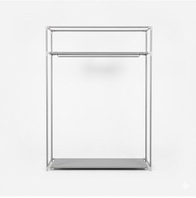 Resim Missidea Basic Portatif Bez Dolap Metal İskeletli Kumaş Gardırop Siyah Siyah 