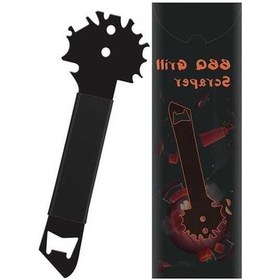 Resim Wondernest Izgara Kazıyıcı, Şişe Açacağı - Tüm Izgara Ve Tavalar İçin Çok Renkli Çok Renkli 