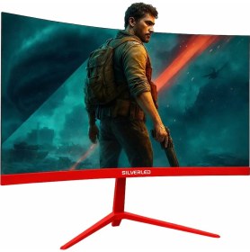 Resim Silverled SL-Q24 24" 4Ms 75Hz HDMI+VGA Curved Frameless Gaming Monitör 