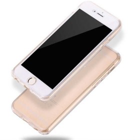 Resim Apple iPhone 7 Şeffaf Kılıf Arkalı Önlü 360 Derece Ultra Korumalı Enjoy Kapak 