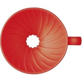 Resim V60 02 Seramik Kahve Demleme Ekipmanı Kırmızı Ceramic Coffee Dripper V60 02 Red 