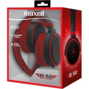 Resim Maxell Mla B52 Kulaküstü Kablolu Kulaklık Siyah/kırmızı 