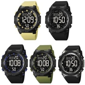 Resim Prestigegoods Skmeı 1845 Açık Hava Su Geçirmez Kadran Spor Erkek Saati Titanyum Kahverengi Kahverengi 