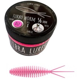 Resim Libra Lures Turbo Worm 56mm Garlic Silikon Yem 8 Adet 017 Bubble 