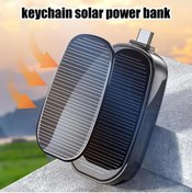 Resim Genel Markalar Taşınabilir Güneş Enerjili Lightning Uç Mini Powerbank Taşınabilir Kablosuz Mobil Acil Güç Kaynağı 