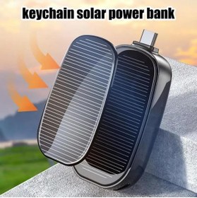 Resim Genel Markalar Taşınabilir Güneş Enerjili Lightning Uç Mini Powerbank Taşınabilir Kablosuz Mobil Acil Güç Kaynağı 