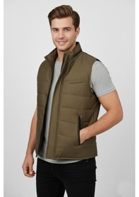 Resim Bigazzi Erkek Spor Hakim Yaka Yelek Regular Kalıp 959-309 Bgl-st04875 Camel 