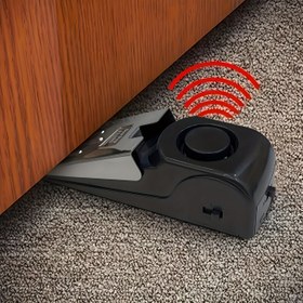 Resim Ev veya Dairenizi Her Yerde Güvenli Hale Getirin Bu Taşınabilir Kapı Durdurma Alarmı ile! Pil yok! Pil dahil değildir - 9V pil gereklidir 