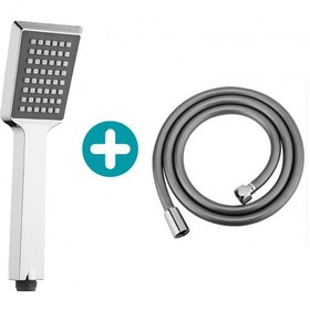 Resim Tema Banyo Arya El Duş Başlığı+Vera Banyo Duş Hortumu Pvc Kopmaz 