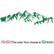 Resim Yeşil-s 73cm X 20cm-large Vinil Çıkartmalar Rv Dağ İçin Karavan Vücut Dekor Macera Karavan Yan Çıkartması 