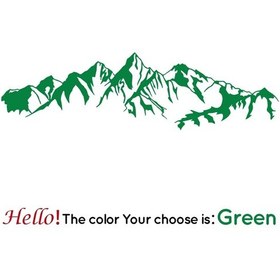 Resim Yeşil-s 73cm X 20cm-large Vinil Çıkartmalar Rv Dağ İçin Karavan Vücut Dekor Macera Karavan Yan Çıkartması 