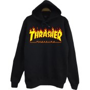 Resim Stonedfame Thrasher Baskılı Çocuk Sweatshirt 