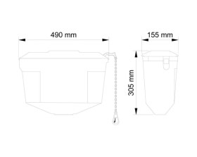 Resim Visam Lord 2000 Asma Rezervuar Beyaz 