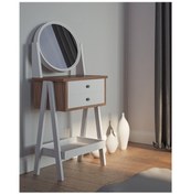 Resim Nesseshop Nesse Rose Makyaj Masası Dekoratif Ve Kullanışlı 