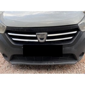 Resim Dacia Dokker Krom Ön Panjur 4 Parça 2012-2017 Paslanmaz Çelik 