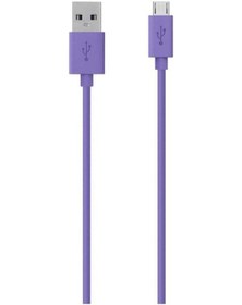 Resim Belkin F2cu012bt2m-pur Usb Kablo 2.0 Usb A Micro-usb B, 2m, Mor 