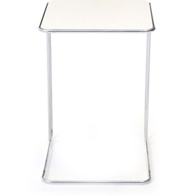 Resim NURUS To Notebook Beyaz Krom Yan Sehpa 