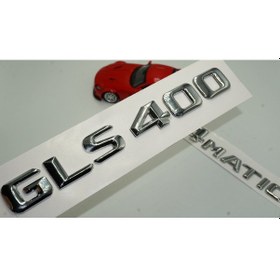 Resim Benz GLS 400 4Matic Bagaj Krom Metal 3M 3D Yazı Logo 
