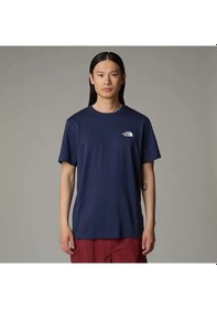 Resim The North Face M Ss Simple Dome Tee Erkek T-shirt Nf0a87ng8k21 Lacivert 