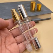 Resim 2 adet 10ml Çift Kullanımlı Parfüm Sprey Şişeleri - Rulo ile, Şeffaf Cam, Doldurulabilir ve Taşınabilir, Seyahat ve Ofis Gereksinimleri için İdeal, Eau de Toilette ve Cilt Bakımı Sprey Şişeleri içerir, Seyahat Aksesuarları | Taşınabilir Koku Dağıtıcısı | Doldurulabilir Sprey Şişesi 