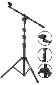 Resim Lastvoice MS07 Yüksek Kaliteli Tripod Mikrofon Standı Sehpası 
