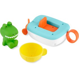 Resim Skip Hop Zoo Banyo Oyuncağı Timsah 