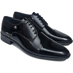 Resim Bayclas Bağcıklı Burun Kısmı Kat Model Sade Hakiki Deri Erkek Jurdan Kundura Bc-851 SIYAH RUGAN 