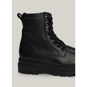 Resim Tommy Hilfiger Deri Siyah Kadın Bot FW0FW08160BDS 