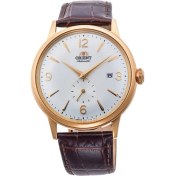 Resim Orient Bambino RA-AP0004S30B Otomatik Deri Kahverengi Beyaz Kadran 41 mm Erkek Kol Saati 