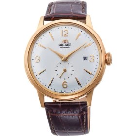 Resim Orient Bambino RA-AP0004S30B Otomatik Deri Kahverengi Beyaz Kadran 41 mm Erkek Kol Saati 