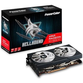 Resim Powercolor AMD Radeon RX 6650 XT Hellhound OC AXRX 6650XT 8GBD6-3DHL/OC 8 GB GDDR6 128 Bit Ekran Kartı 