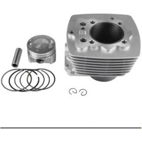 Resim Motosiklet Silindir Komple 65,5 Çap 15 Perno Gri 