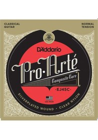 Resim D'addario Ej45C Pro-Arté Composite. Normal Tension Takım Tel Klas 