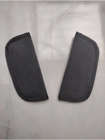 Resim Genel Markalar ALKANTARA BEBEK KOLTUĞU EMNİYET KEMER PEDİ,(2 adet) Yumuşak kumaş Puset, Mama Sandalyesi (ANTRASİT) 