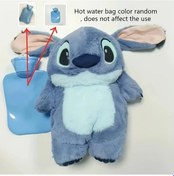 Resim Honeybeeshop Stitch Peluş Pembe Mavi Yumuşak Sarılabilir Oyuncak 3 Yüz İfadesi Çocuklar İçin 