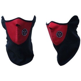 Resim Kırmızı Bisiklet Maskesi - Kayak Maskesi - Yüz Maskesi - Motosiklet Maskesi - Ninja Maskesi Kırmızı 