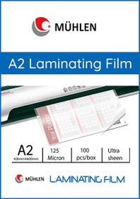 Resim Mühlen A2-125 A2 Boyutlu 125 Mikron 100 Adet Laminasyon PVC Filmi 