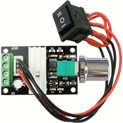 Resim PWM DC Motor Hız Kontrol Cihazı, Ayarlanabilir İleri ve Geri Anahtarı, 3A Akım Kapasitesi, CW/CCW Fonksiyonlu Kompakt Tasarım, 6V - 28V için Uygun DC Motor Sürücü 