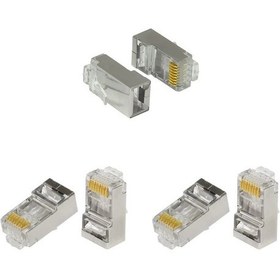 Resim Frısby Fnw-rj4522n Rj45 Ftp Cat6 Konnektor Metal 100lü Paket 