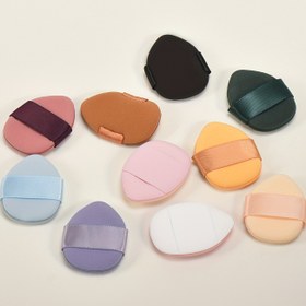 Resim 1/6 Makyaj Pufu Mini Sünger Pudra Pufu Seyahat Taşınabilir Makyaj Tek Kullanımlık Makyaj Süngeri Fondöten Kapatıcı BB Krem Yardımcısı 