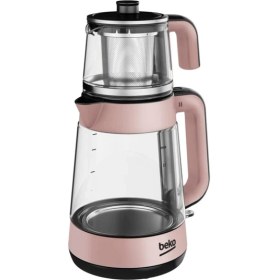 Resim Beko 0,5 L Kapasiteli Pembe Çay Makinesi Çelik Malzeme ile Hızlı Demleme Teknolojisi 