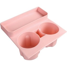 Resim Tesla Model3/y Merkezi Su Kupası Sınırlayıcı Silikon Coaster Pembe 1 Adet 