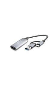 Resim Kastore Hdmi Video Capture Type-C + Usb3.0 4K 30Hz Gri HDX7856 