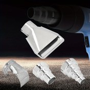 Resim Isı Tabancası Nozul Kitleri, 4 Adet Paslanmaz Çelik Reflektör Nozul Sıcak Hava Tabancası Lehimleme İstasyonu Nozul Aracı 