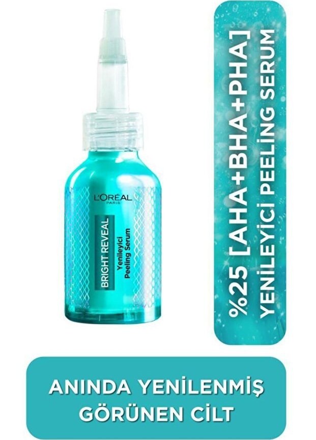 L'Oréal Paris L'Oreal Paris L'Oréal Paris Bright Reveal Koyu Lekelere Karşı Hızlı Etkili Yenileyici Peeling Serum 25 ml Fiyatı ve Özelliklerı - Badem