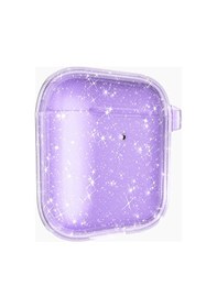 Resim Air-pods Zore Allstar Airbag 32 Parlayan Simli Saydam Renkli Kılıf-mor Mor 