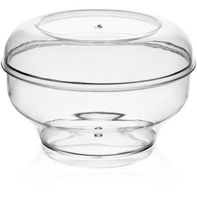 Resim mayer plastik 220 cc Kapaklı Kase (May 305) Paket 25 adet 