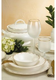 Resim Emsan New Bone Asya 59 Parça 12 Kişilik Yemek Takımı 