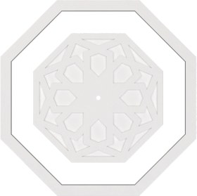 Resim Motifpiyer Tavan Göbek Dış Çitalı 48-86X86X2 cm 