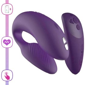 Resim Astarte We-Vibe Chorus Yeni Nesil Akıllı Telefondan Kontrollü Çiftler Için Mor Vibratör 
